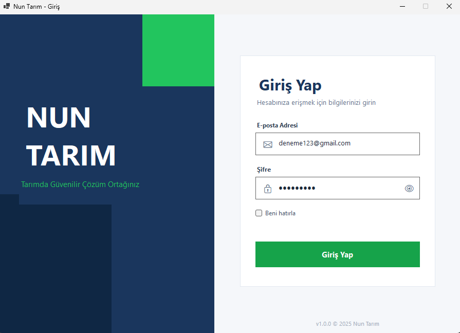Giriş Ekranı